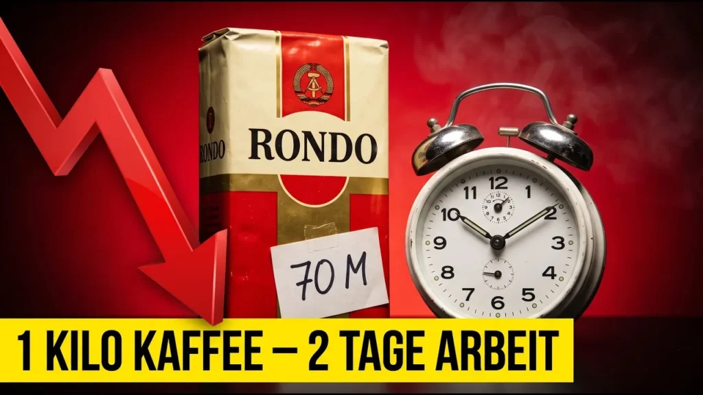 Titelbild der Folge, die zehn DDR-Preise in Arbeitszeit umrechnet