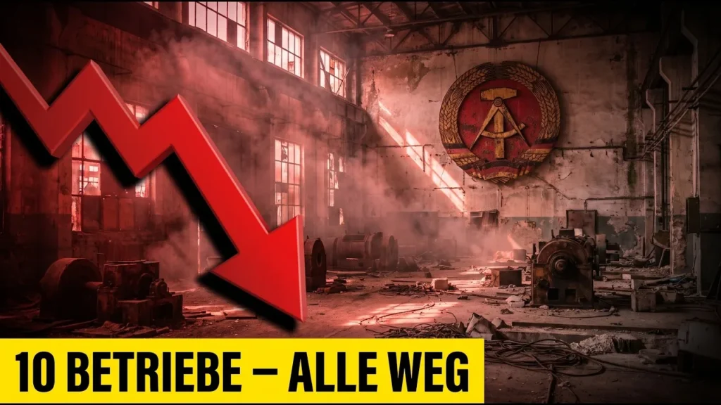 Titelbild der Folge über zehn DDR-Betriebe, die nach der Treuhand-Privatisierung verschwanden